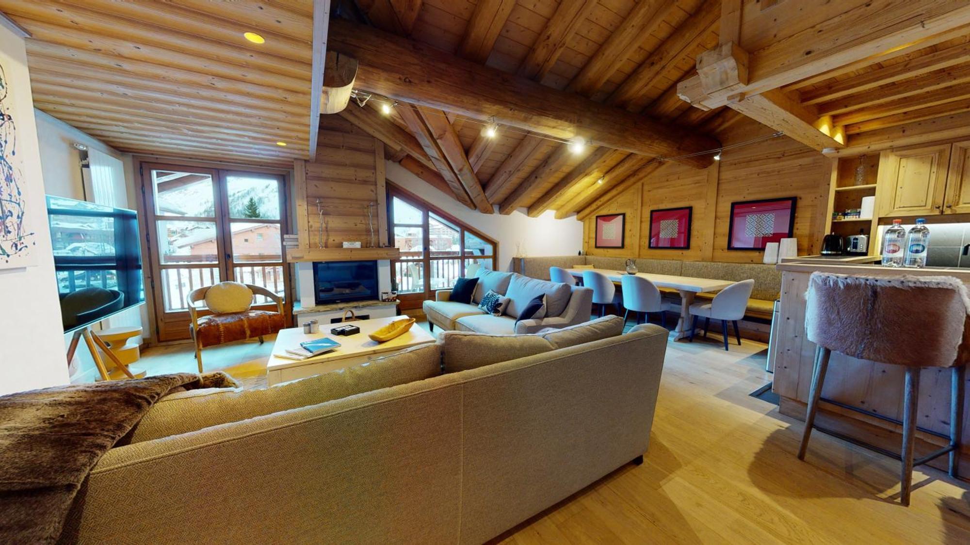 Residence Le Lys Martagon Val-dʼIsère Szoba fotó